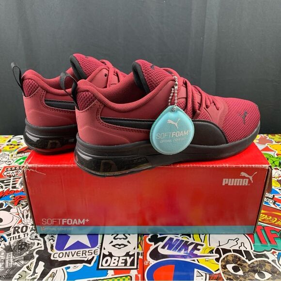 Puma Burgundy Electron Star Runners Women's Various Sizes - Picture 2 of 13